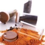 Ganesh Storewell Plastic Spice Rack - Set of 8 - Neckline Detail by Nari Haat, Indian ethnic wear, women clothing, de...