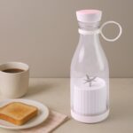 Blender Portable Juicer with 4 Blades 400 Ml Multicolor - Front View by Nari Haat, Indian ethnic wear, women clothing...