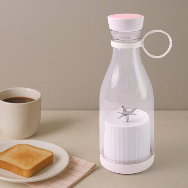 Blender Portable Juicer with 4 Blades 400 Ml Multicolor - Front View by Nari Haat, Indian ethnic wear, women clothing...