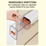 5-Cell Wall Mount Drawer Organizer for Socks & Lingerie - Neckline Detail by Nari Haat, Indian ethnic wear, women clo...