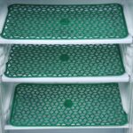 Waterproof PVC Fridge Drawer Mats Set of 6 - Back View by Nari Haat, Indian ethnic wear, women clothing, designer suit