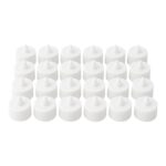Flameless LED Tealights, Smokeless Plastic Decorative Candles - Led Tea Light Candle For Home Decoration, Diwali (Pac...