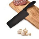 5-Piece Stainless Steel Kitchen Knife Set – Chef, Chopping, Utility, Butcher Knives - Neckline Detail by Nari Haat,...