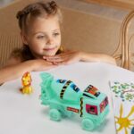 Big Size Heavy Duty Rotating Cement Mixer Dumper Truck Toys for Kids - Image 8