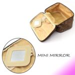 Portable Makeup Bag widely for storing makeup - Fabric Detail by Nari Haat, Indian ethnic wear, women clothing, desig...