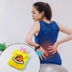 Yellow Duck Head Hot Water Bag for Pain Relief & Warmth (Cover, Small) - Fabric Detail by Nari Haat, Indian ethnic we...