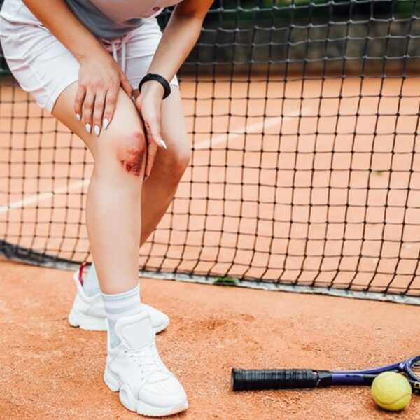 Knee Cap for Knee Support (Large) - Front View by Nari Haat, Indian ethnic wear, women clothing, designer suit