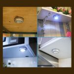 4 LED battery-powered wireless night light
