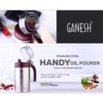 Oil Dispenser Stainless Steel with small nozzle 500ML Oil Container. - Sleeve Design by Nari Haat, Indian ethnic wear...