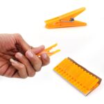 12 Pc Set Cloth Clip used in all kinds of household and official places - Neckline Detail by Nari Haat, Indian ethnic...