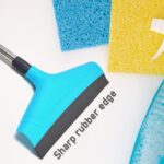 Telescopic Home / Bathroom Wiper 12 Inch (30 cm), Plastic Floor Wiper - Sleeve Design by Nari Haat, Indian ethnic wea...