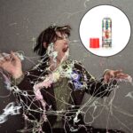 Party Crazy Ribbon Spray for Parties and Get-Togethers - Front View by Nari Haat, Indian ethnic wear, women clothing,...