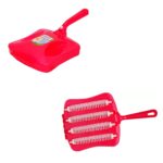 Plastic Handheld Carpet Roller Brush with Dust Collector