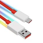 Unique Type C Dash Charging USB Cable for Fast Charging & Data Transfer (1 Mtr) - Neckline Detail by Nari Haat, India...