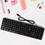 Wired USB 102 Keys, Ergonomic Portable Typewriter Keyboard Home Office, Plug and Play - Sleeve Design by Nari Haat, I...