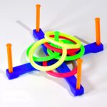 Ringtoss Junior Activity Set for kids for indoor game plays and for fun. - Front View by Nari Haat, Indian ethnic wea...