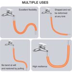 Flexible Water Tap Extender, 360° Bending Faucet Extension Tube with Connector (18cm) - Fabric Detail by Nari Haat, ...