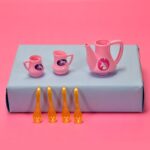 Tickles Tea toy Set | Coffee Kitchen Plastic Set Toy for Kids, Boys & Girls (15Pcs) - Front View by Nari Haat, Indian...