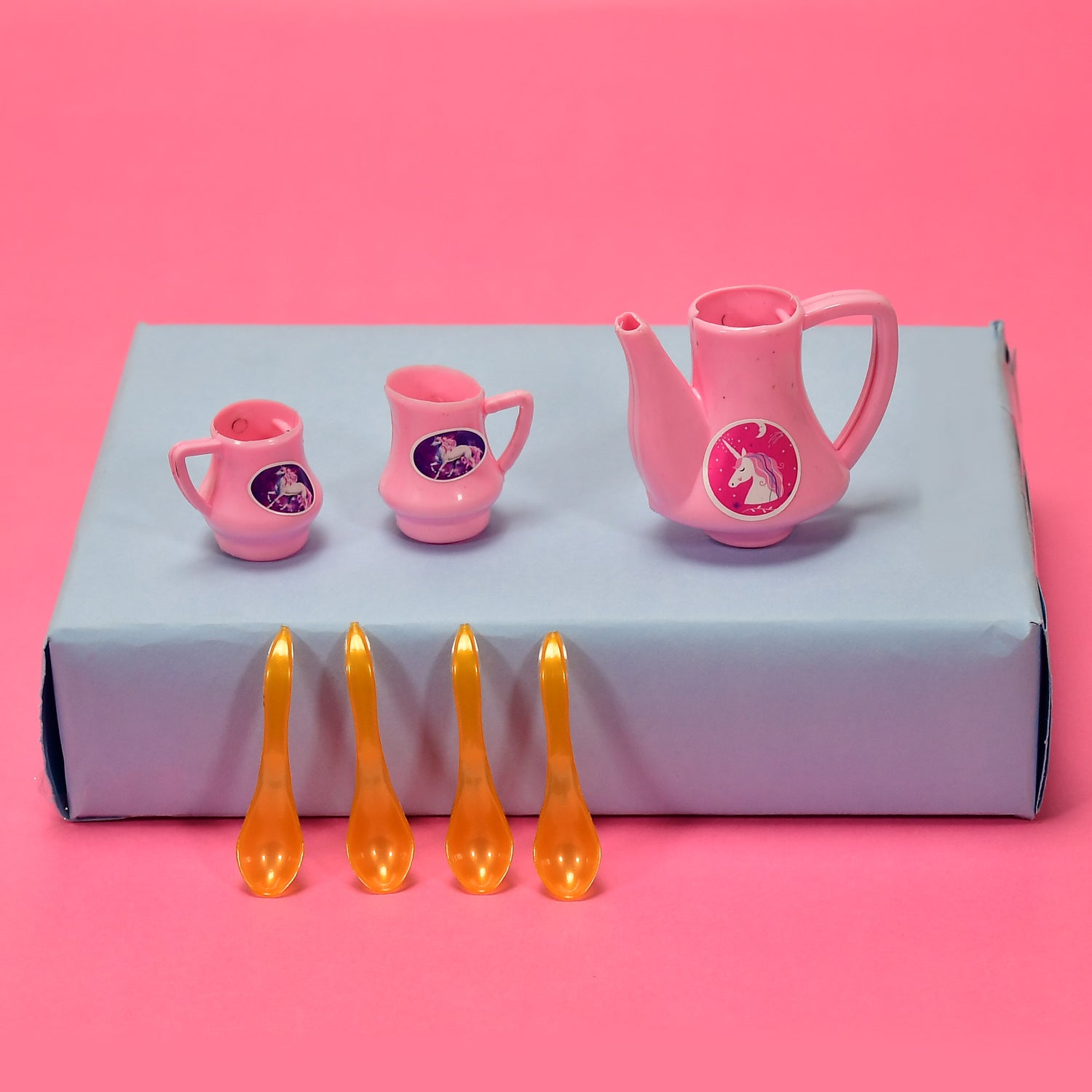 05_d03068a2-8b1e-4459-a5df-904b5ce7c84b.jpg Tickles Tea toy Set | Coffee Kitchen Plastic Set Toy for Kids, Boys & Girls (15Pcs) - Front View by Nari Haat, Indian...