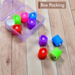 LED Tealight Candles – Battery Operated Decorative Lights (10 Pcs) - Closeup Embroidery by Nari Haat, Indian ethnic...