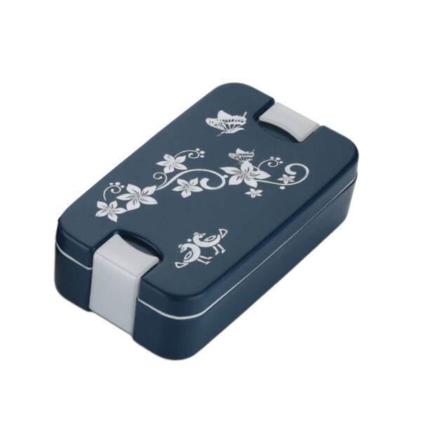 Compact 2-compartment airtight lunch box