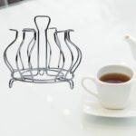 Stainless Steel Glass Holder Glass Hanging Organizer Kitchen Bars Pubs (MOQ :- 2 Pc) - Sleeve Design by Nari Haat, In...