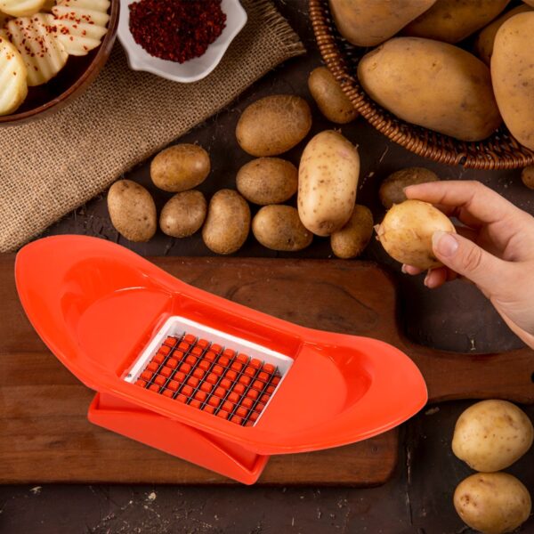 French Fry Cutter & Peeler – Potato Chip Vegetable Slicer Cooking Tool