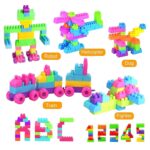 Multicolor Kids' Block Set for Fun & Learning (60 Pieces) - Full Detail by Nari Haat, Indian ethnic wear, women cloth...
