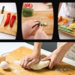 Thick Wooden Bamboo Kitchen Chopping Board with Holder for Fruits & Meat - Image 8