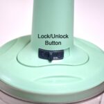 2-in-1 Push Chopper 800ml with Stainless Steel Blade for Quick Food Prep - Neckline Detail by Nari Haat, Indian ethni...