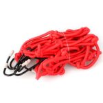 Heavy-Duty Elastic Bungee Cargo Net Mesh Holder - 4 Adjustable Hooks for Motorcycle - Full Detail by Nari Haat, India...
