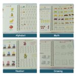 4 Pc Magic Copybook  used by kids, children’s and even adults also to write - Fabric Detail by Nari Haat, Indian et...