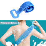 Silicone Body Back Scrubber Double Side Bathing Brush for Skin Deep Cleaning - Full Detail by Nari Haat, Indian ethni...