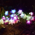 Waterproof Outdoor Solar Lily Flower Stake Lights ( Pack Of 2 pcs ) - Full Detail by Nari Haat, Indian ethnic wear, w...