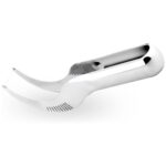 Watermelon Slicer – Stainless Steel Corer & Cutter, Multi-Purpose Fruit Tool - Neckline Detail by Nari Haat, Indian...