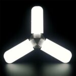 Fan Blade LED Light Bulb, Super Bright Angle Adjustable Home Ceiling - Neckline Detail by Nari Haat, Indian ethnic we...