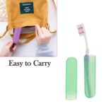 Plastic Toothbrush Covers - 6pc Anti-Bacterial Travel Protectors for Oral Care - Full Detail by Nari Haat, Indian eth...