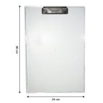 Transparent Premium Exam Pad with Centimeter Measuring Side for Students - Neckline Detail by Nari Haat, Indian ethni...