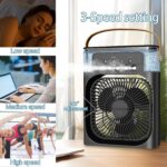 Portable Air Conditioner Fan - Personal Desk Cooling Fan (Battery Not Included) - Closeup Embroidery by Nari Haat, In...