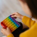 Square it Toy Special Needs Silicone Stress Relief Toy For Kids & Adult All Use Toy - Closeup Embroidery by Nari Haat...