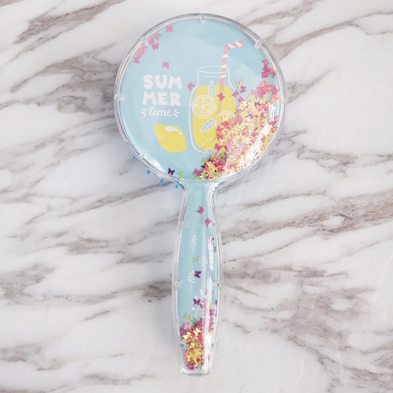 06_7a438846-e75c-4807-9dff-cb8b5940cd8a.jpg Hair Brush for Kids Detangling Anti-static Soft Massage for Braids Curly Straight - Front View by Nari Haat, Indian e...