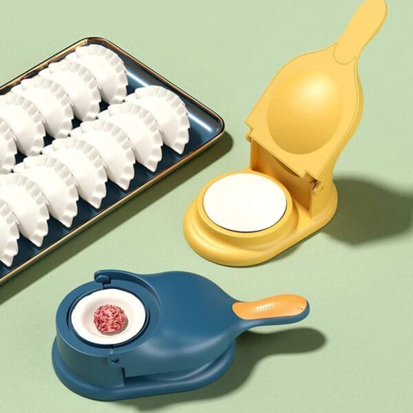 2-in-1 dumpling skin press mould for gujiya