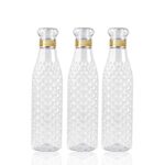 Water Bottle With Diamond Cut Used By Kids, Children's  ( 3 pcs ) - Image 4