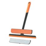 Plastic 3 in 1 Rotatable Double Side Design Cleaning Brush Glass Wiper for Glass window, Car Window, Mirror, Floor (Multicolor) - Image 4