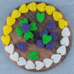 Silicon 10 Cavity Heart Shape Design Chocolate Mould Ice, Jelly Candy Mould - Neckline Detail by Nari Haat, Indian et...