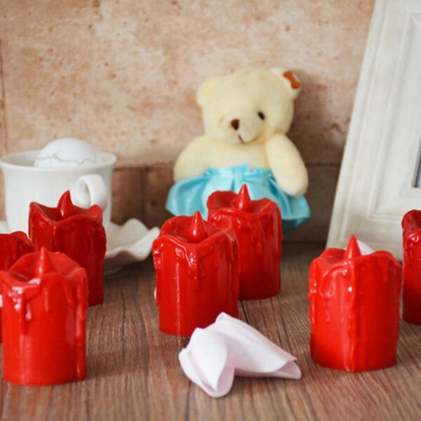 Set of 24 Multicolor Flameless LED Candles