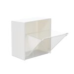 4037Adhesive Wall Mounted Flip Storage Box Holder Small Object Storage Case ( 1 pcs ) - Image 4