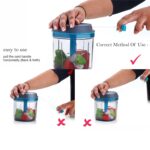 Ganesh Master Chopper with 5 Stainless Steel Blades, XL Large Jumbo Chopper (900 Ml) - Full Detail by Nari Haat, Indi...