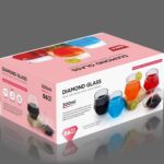 Premium Transparent Pilsner Glasses - Fabric Detail by Nari Haat, Indian ethnic wear, women clothing, designer suit