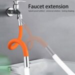 Flexible Water Tap Extender, 360° Bending Faucet Extension Tube with Connector (18cm) - Full Detail by Nari Haat, In...